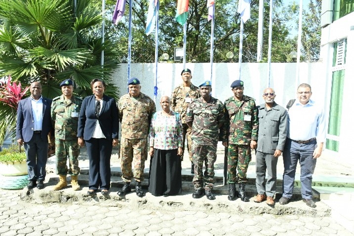 On the 14th June 2025, the Special Representative of the United Nations Secretary-General (SRSG) and Head of MONUSCO, Madam Bintou Keita, visited the Force Headquarters of the SADC Mission in the Democratic Republic of Congo (SAMIDRC) in Goma. She was warmly received by the SAMIDRC Force Commander, Major General Monwabisi Dyakopu, and his delegation.