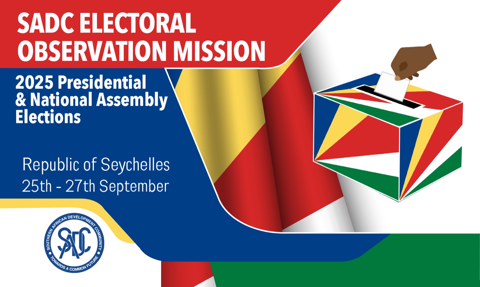 As contained in Article 3 of the revised SADC Principles and Guidelines Governing Democratic Elections (2021), the Southern African Development Community (SADC) shall observe all General Elections held in its Member States. Therefore, SADC is deploying Electoral Observation Mission to observe the 2025 Presidential and National Assembly Elections in the Republic of Seychelles.     