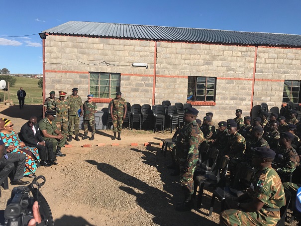 At the Zambian Contingent Facility