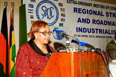 SADC Executive Secretary, Dr Stergomena L. Tax