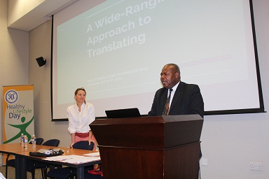 Dr. Ana Cabral and Mr. Hendrix Tonde