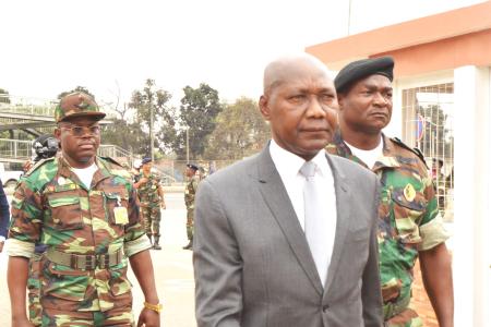 General Inspector Gouveia João Sá Miranda in the Ministry of National Defence, and Homeland Veterans of the Republic of Angola 