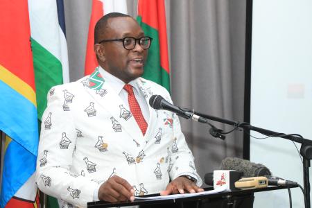 Honourable Dr. Jenfan Muswere, Minister of Information, Publicity and Broadcasting Services 