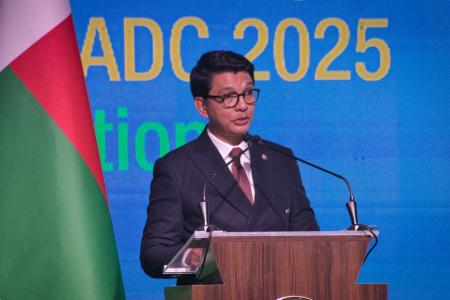 His Excellency Andry Rajoelina, the President of the Republic of Madagascar