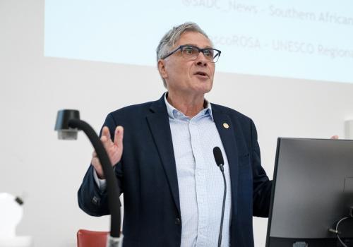 Wim de Villiers, Rector and Vice-Chancellor of the University of Stellenbosch