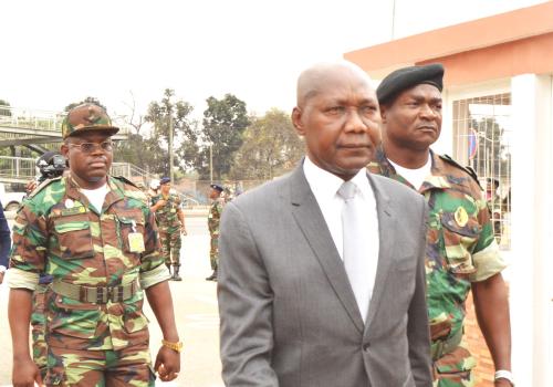 General Inspector Gouveia João Sá Miranda in the Ministry of National Defence, and Homeland Veterans of the Republic of Angola 