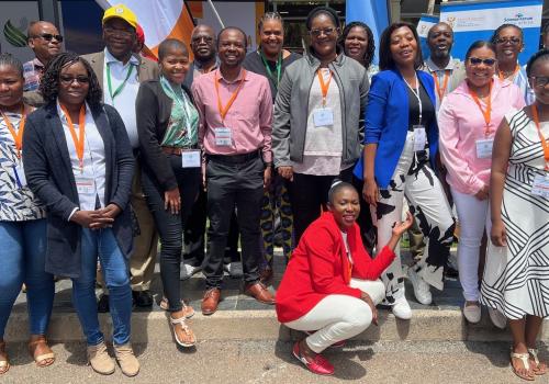 Group photo during Science Journalism workshop training