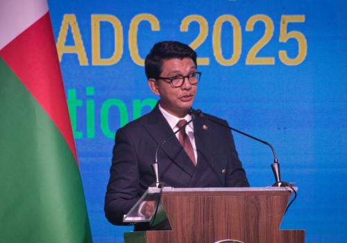 His Excellency Andry Rajoelina, the President of the Republic of Madagascar