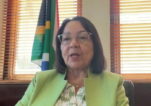 Honourable Patricia De Lille, Minister of Tourism of the Republic of South Africa and Chairperson of Committee of SADC Ministers Responsible for Tourism
