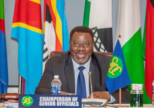 Dr. Elias Sithole, Head of National Disaster Management Centre in South Africa and Chairperson of the Senior Officials responsible for Disaster and Risk Management