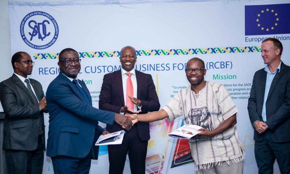 The SADC Regional Customs to Business Forum is a significant vehicle of the SADC region that seeks to foster trade partnership based on mutual trust and inclusive participation of the private sector in policy formulation and application, implementation of innovative trade facilitation measures and harnessing of collective solutions to the ever-increasing challenges of managing the cross-border supply chain.