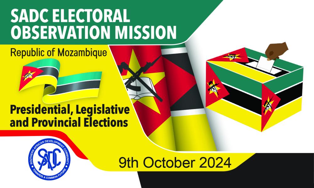 In line with her five-year electoral cycle, the Republic of Mozambique will hold Presidential, Legislative and Provincial Elections on 09 of October 2024. Article 3 of the revised SADC Principles and Guidelines Governing Democratic Elections (2021), provides for SADC to observe all general elections held in its Member States.