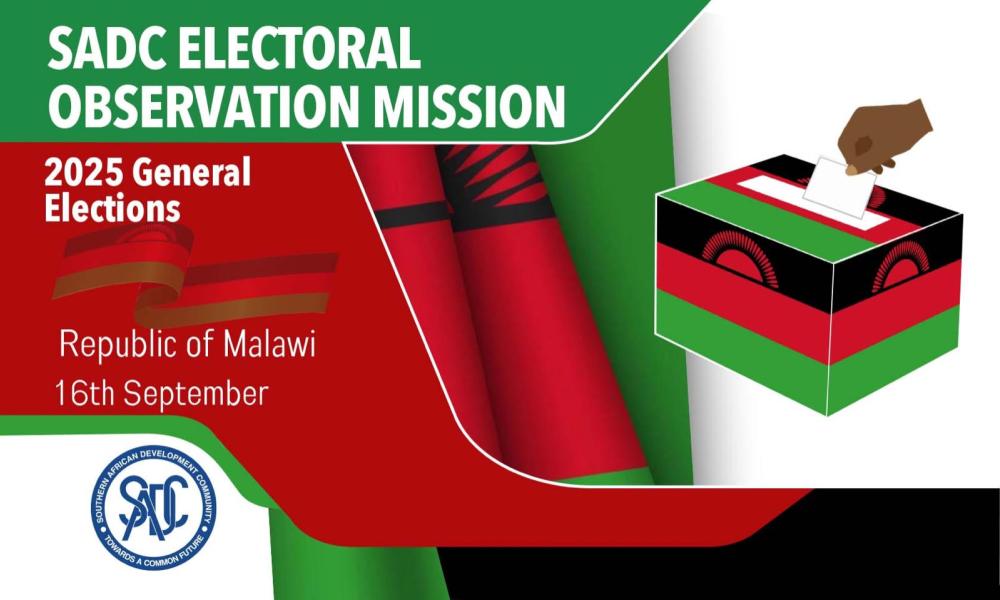 SADC deploys the Electoral Observation Mission, headed by the Honourable Themba N. Masuku, former Deputy Prime Minister of the Kingdom of Eswatini, to the 2025 General Election in the Republic of Malawi