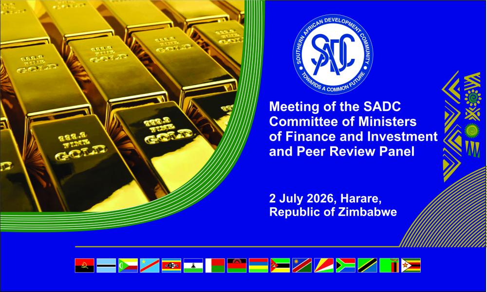 SADC to convene meeting of Ministers of Finance and Investment and Peer Review Panel to strengthen cooperation in investment, financial integration and macroeconomic surveillance