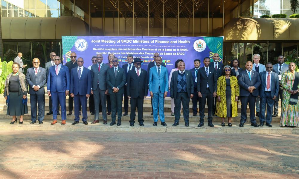 SADC Ministers of Finance and Health call for sustainable Health Financing and pandemic preparedness to strengthen regional health security.