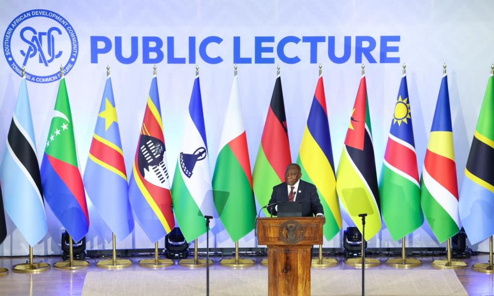 President Ramaphosa Calls on SADC to Drive Its Own Industrial Revolution at SADC Public Lecture